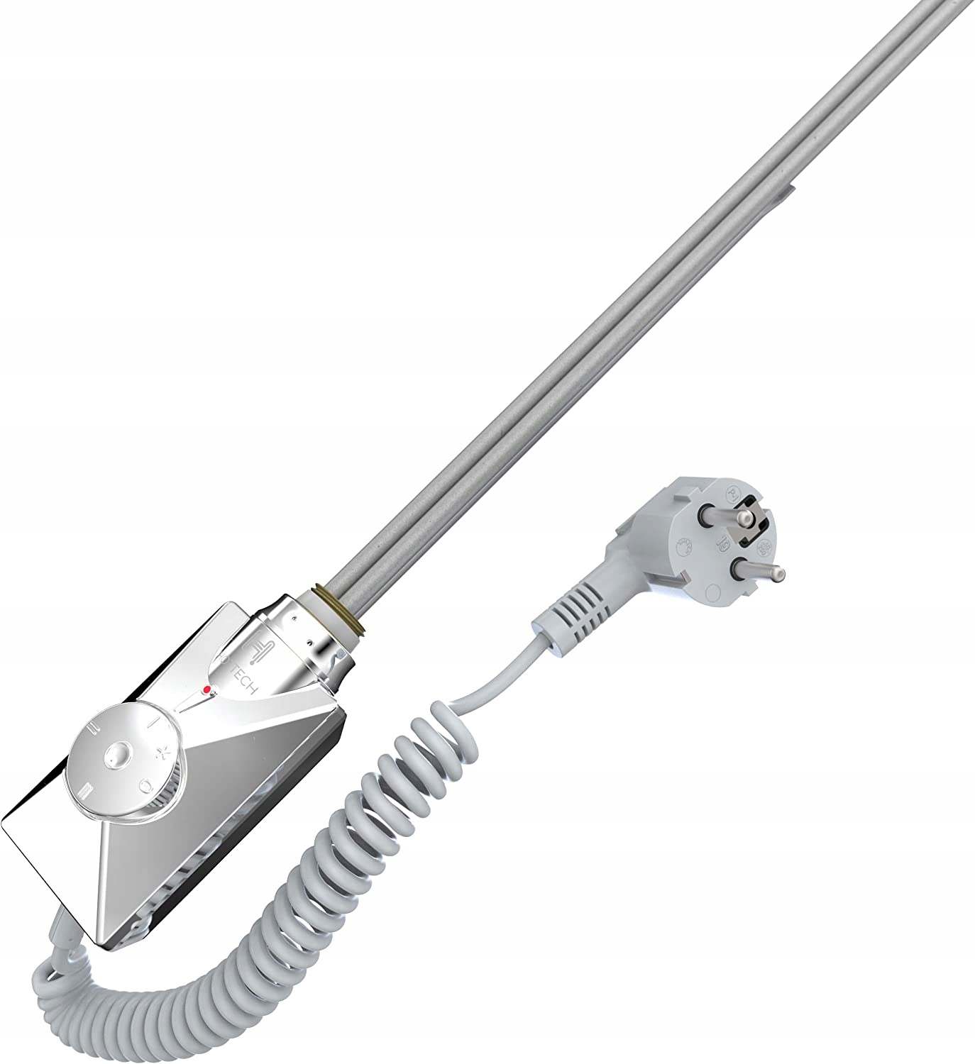 Elektrický ohrievač s reguláciou teploty Volcano 900 W pre kúpeľňový radiátor