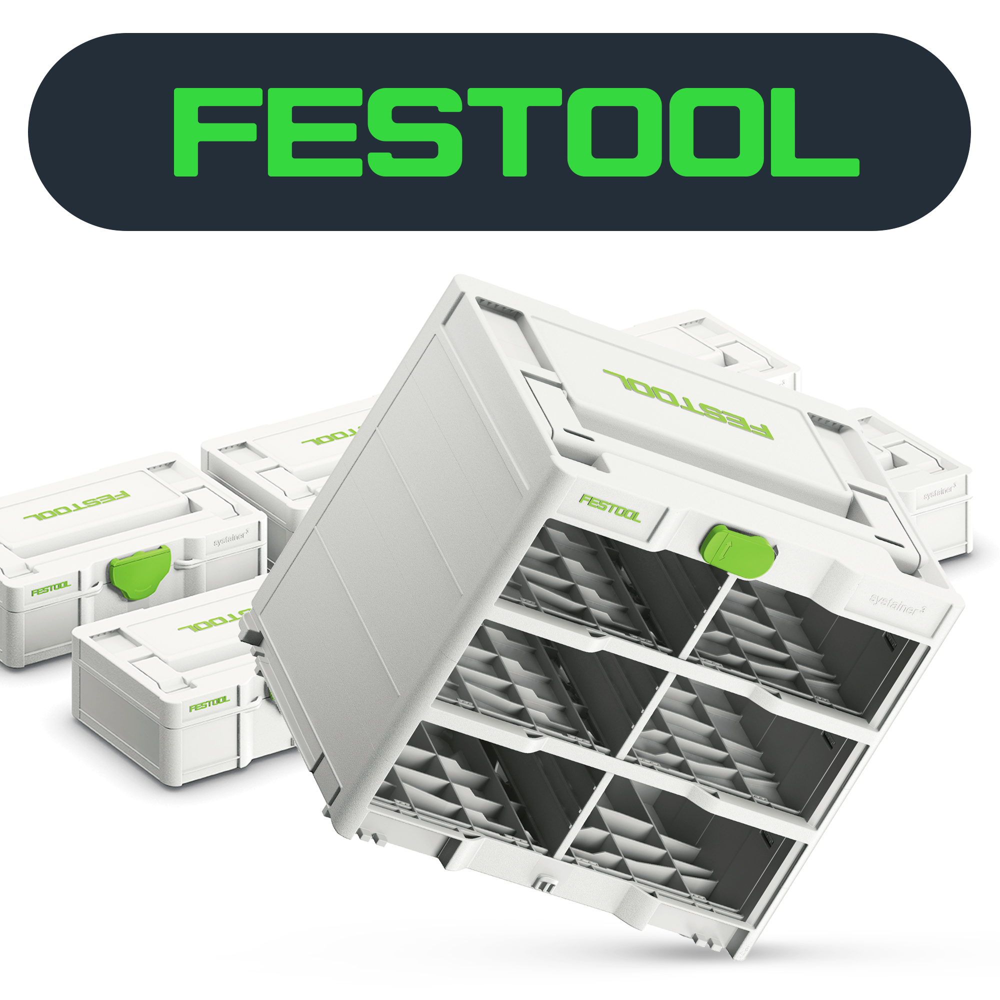 Stojak na Systainery³ SYS3-RK/6 M 337-Set Festool 577816 + SYSTAINERY Kod producenta 577816