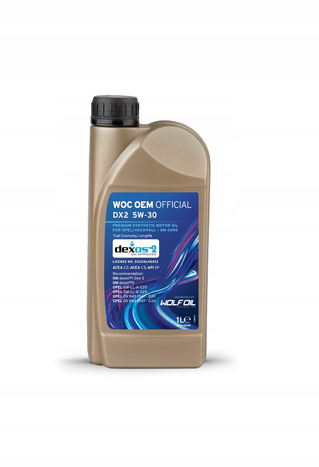 Olej silnikowy Wolf Oil DX2 5W-30 Woc Oem Official 1 l