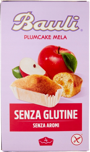 Levně 4x Plumcake muffiny Mela Senza Glutine 132 g Bauli