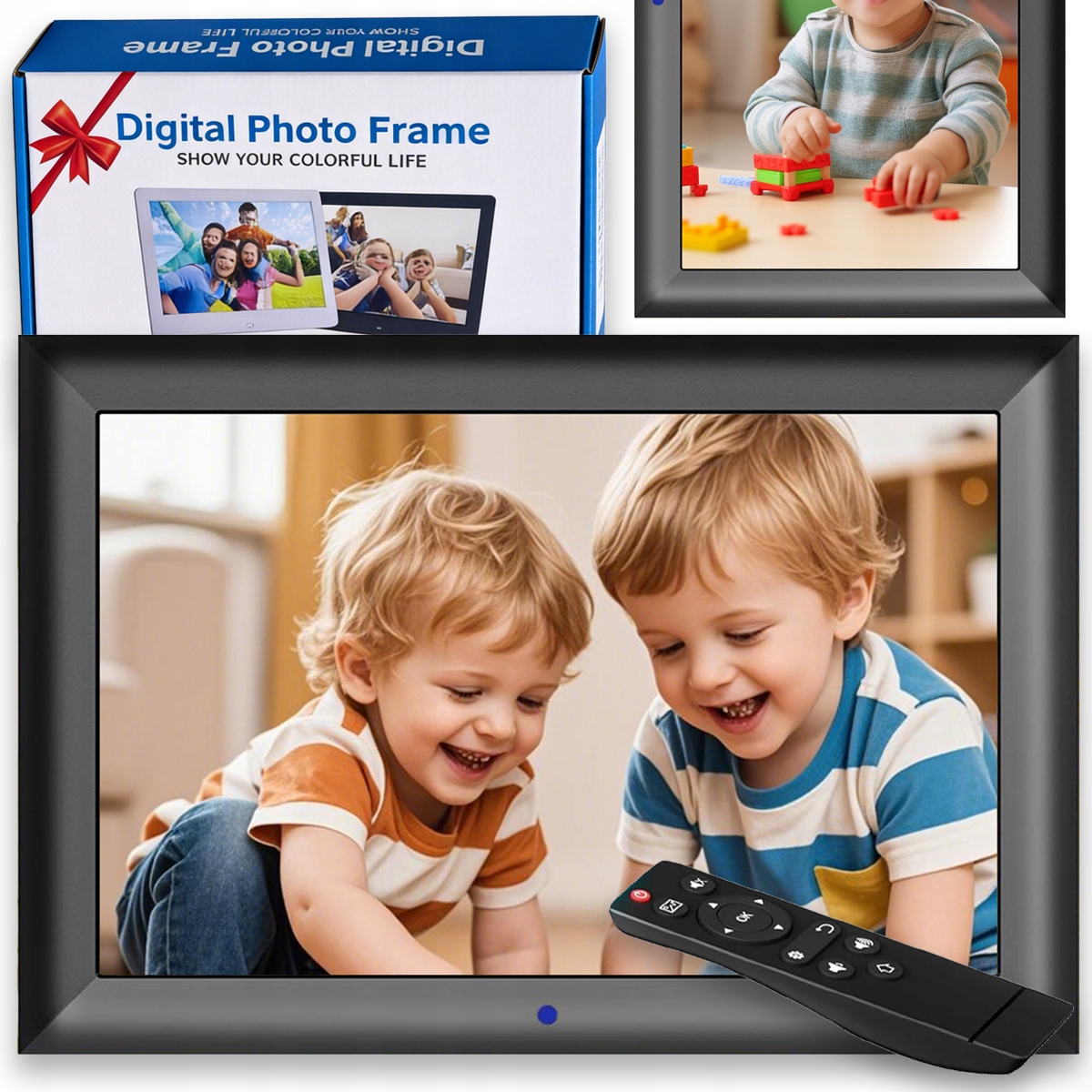 Elektronický Rámeček 10" Ips 1280X800 Plug&play Pilot Pro Seniora Dárek