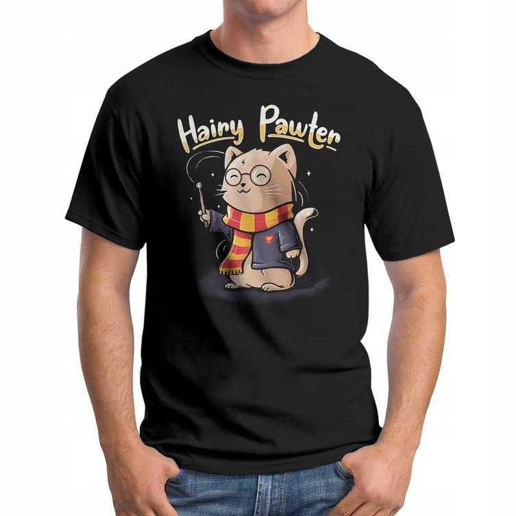 

Koszulka T-Shirt Hairy Pawter Kotek XL