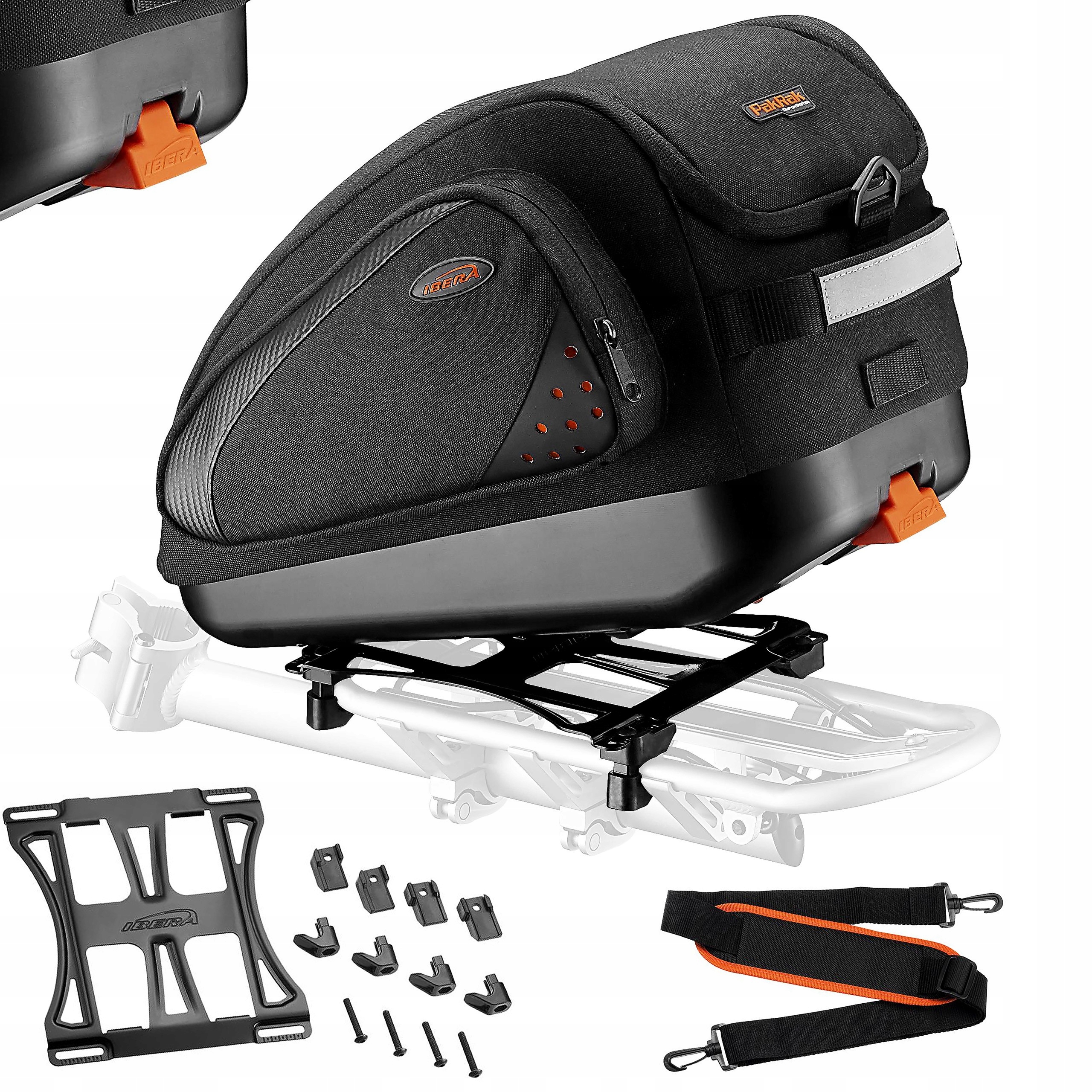 Sakwa rowerowa tylna Ibera IB-BA18 Multimount Bag 15 L