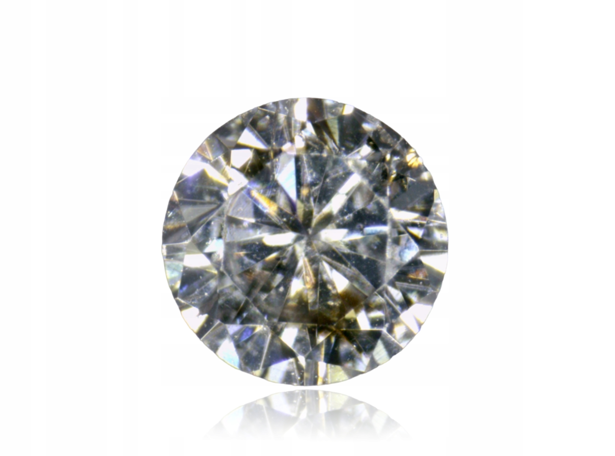 Přírodní Diamant 0.03ct Hnědý Briliant SI2 eCertifikát Wbd