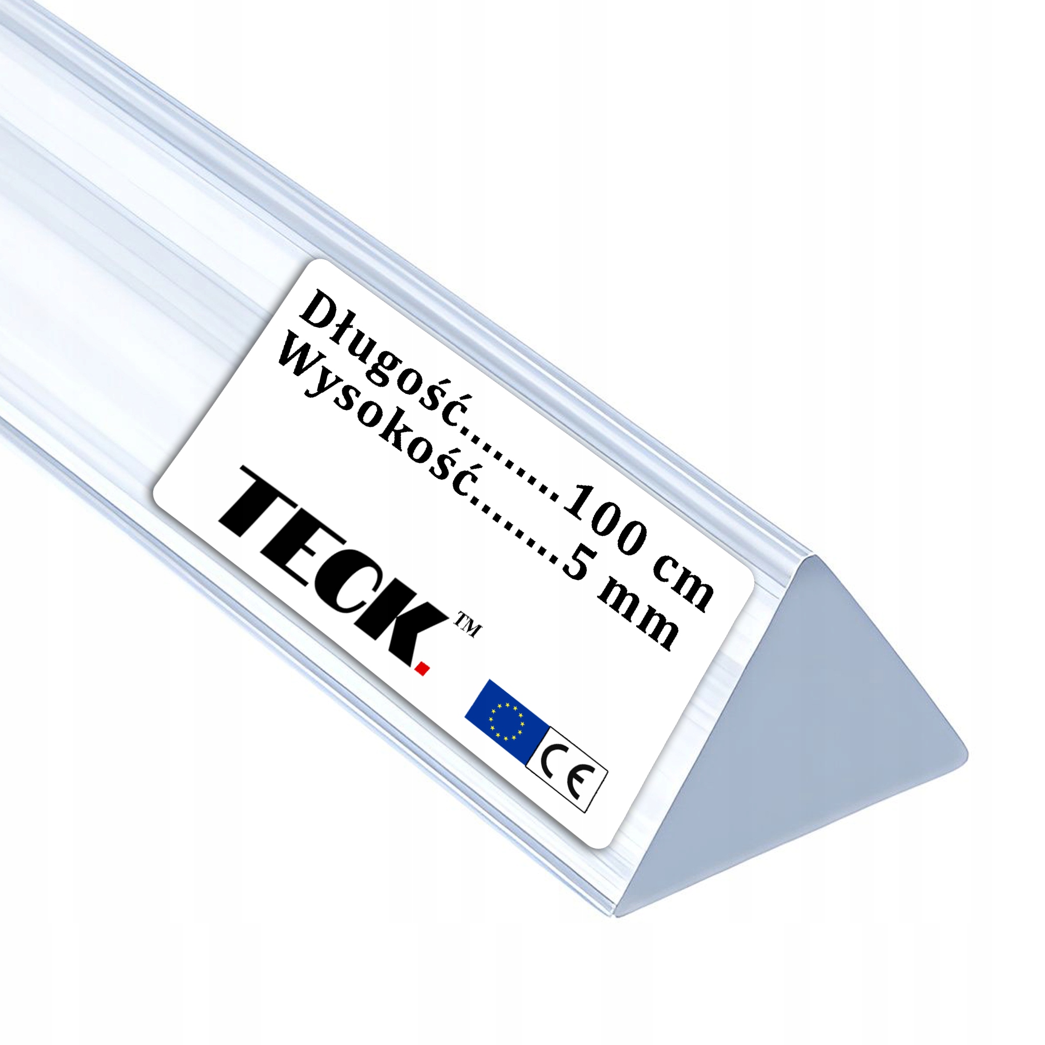 PRÓG DO KABINY PRYSZNICOWEJ AKRYLOWY PRYSZNICA LISTWA PROGOWA 100 cm 5mm