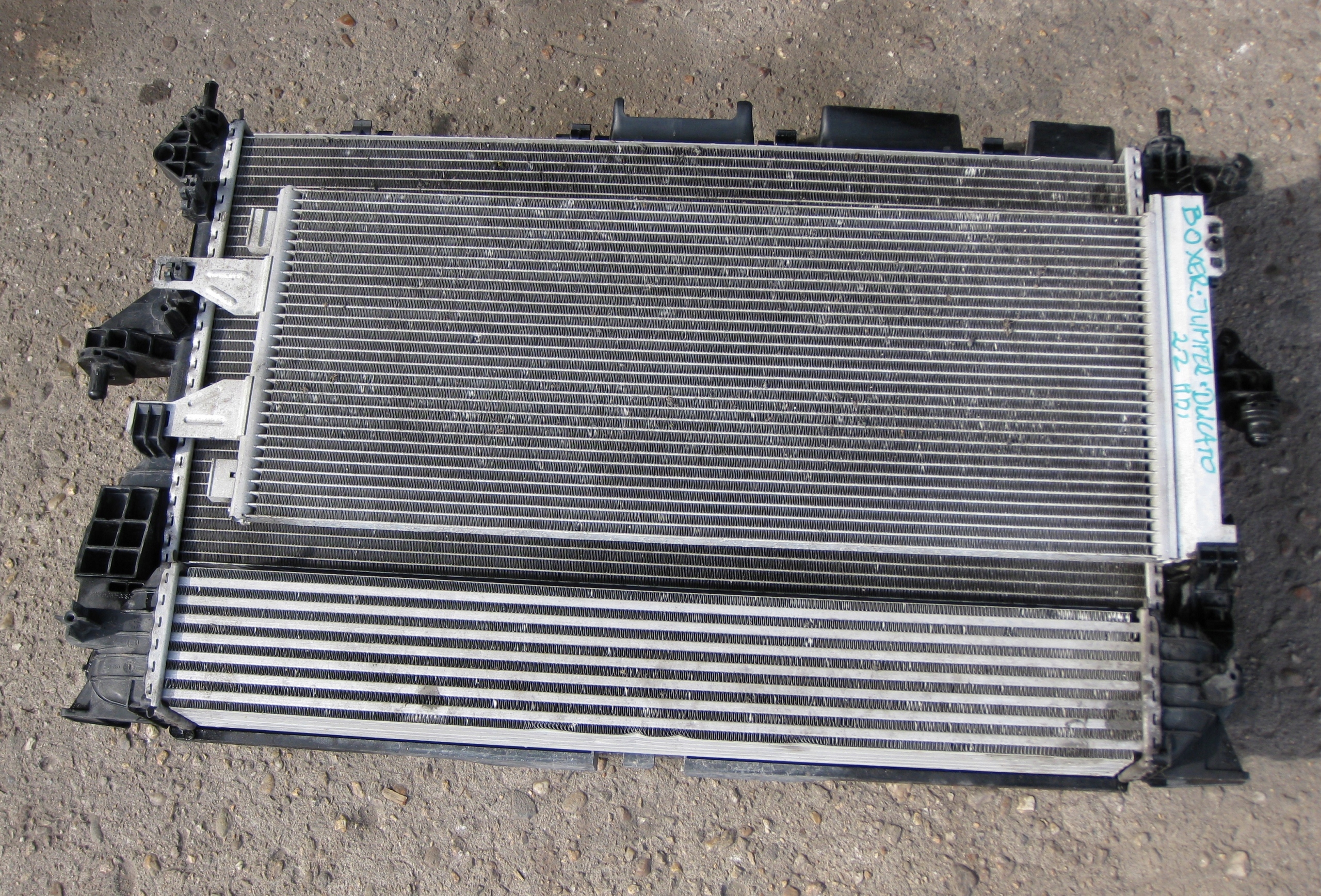 BOXER JUMPER 19R 2.2 HDI hladnjak vode interkuler ventilatori