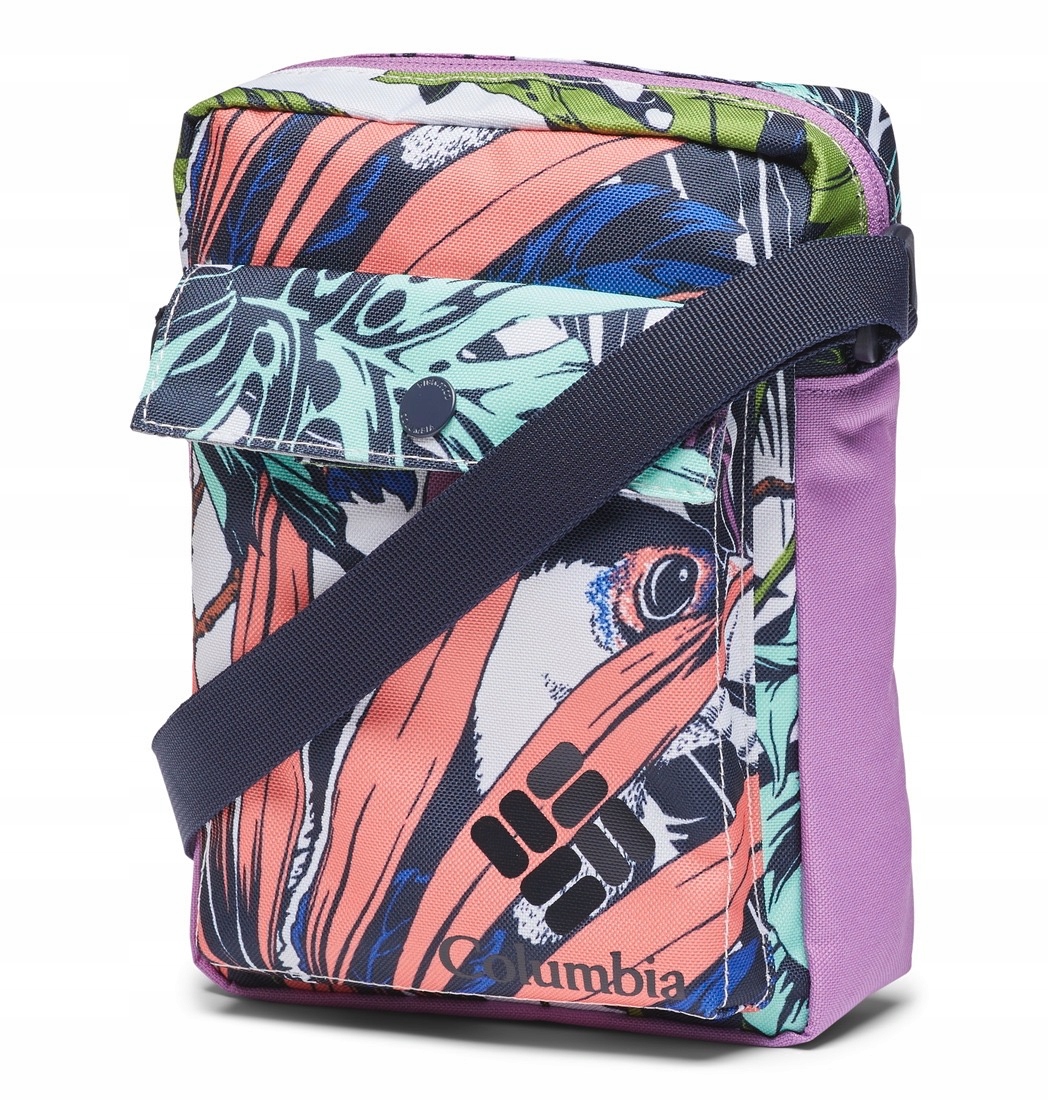 Sáček Columbia Zigzag Side Bag in White Toucanical Columbia Grey