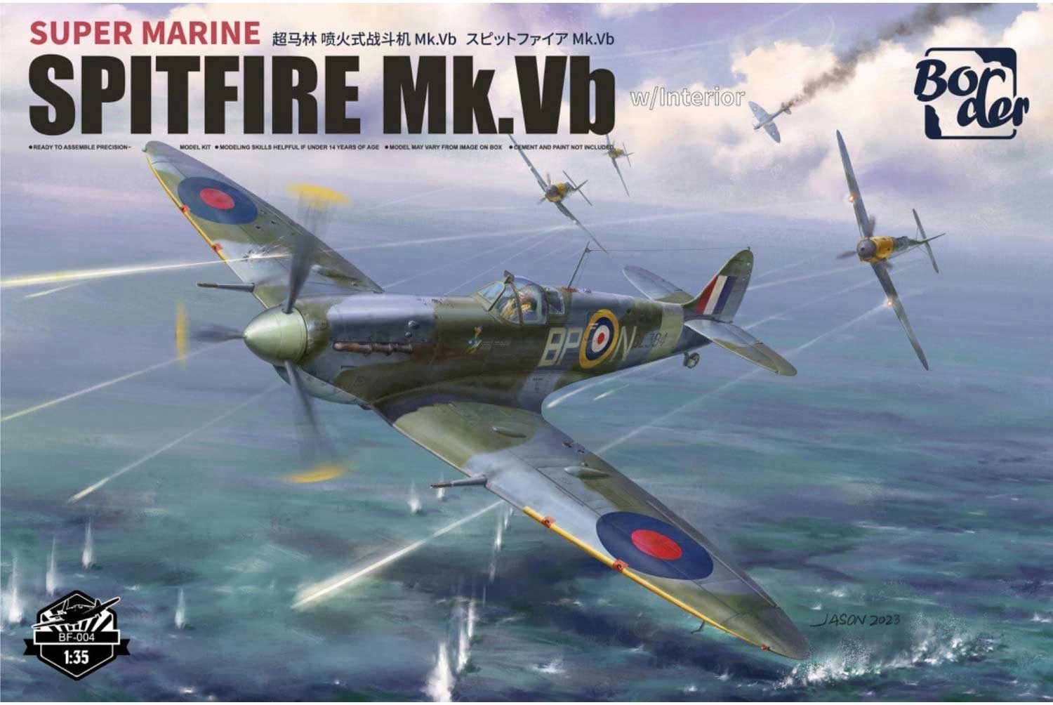 Border Model BF-004 1/35 Spitfire Mk.Vb (s interiérem)