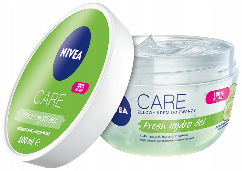 

Żelowy krem do twarzy Nivea Care nawilżający 100ml