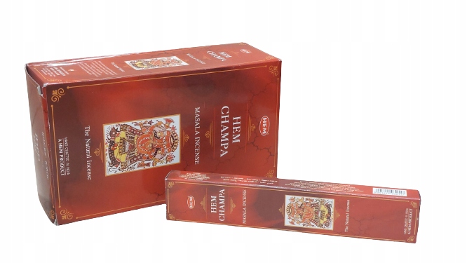 

Kadzidła Pyłkowe Hem Champa Hem 12 x 15g