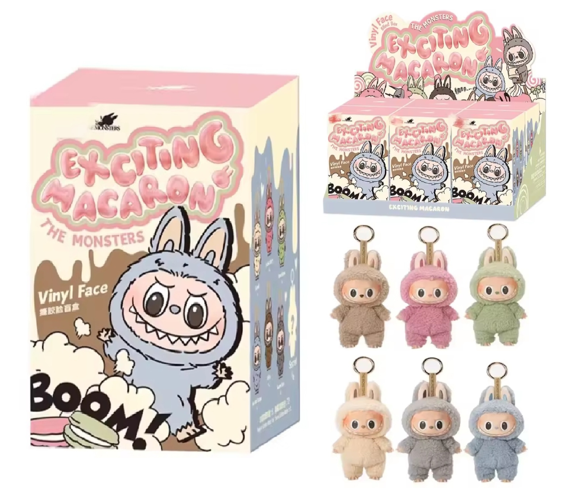 THE MONSTERS POTWOREK LALKA PLUSZOWA MASKOTKA BRELOK ANIME NIESPODZIANKA