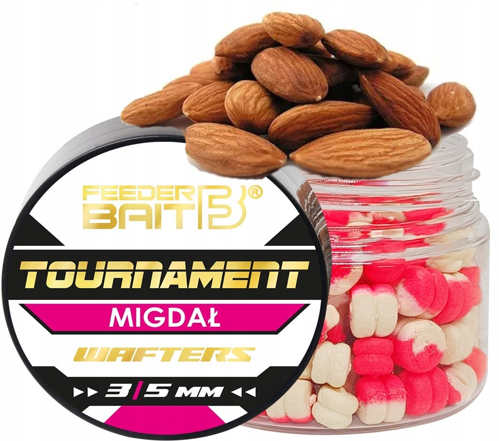 Wafters Feeder Bait Tournament Migdał 3+5 mm 25ml WrocłaW