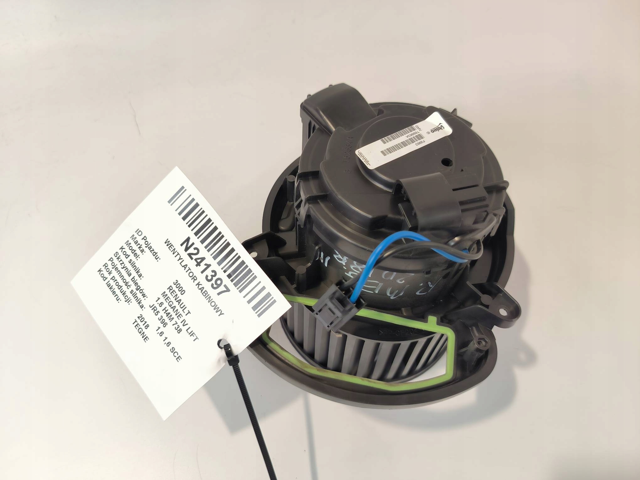 heating fan cab T69963A RENAULT MEGANE IV LIFT
