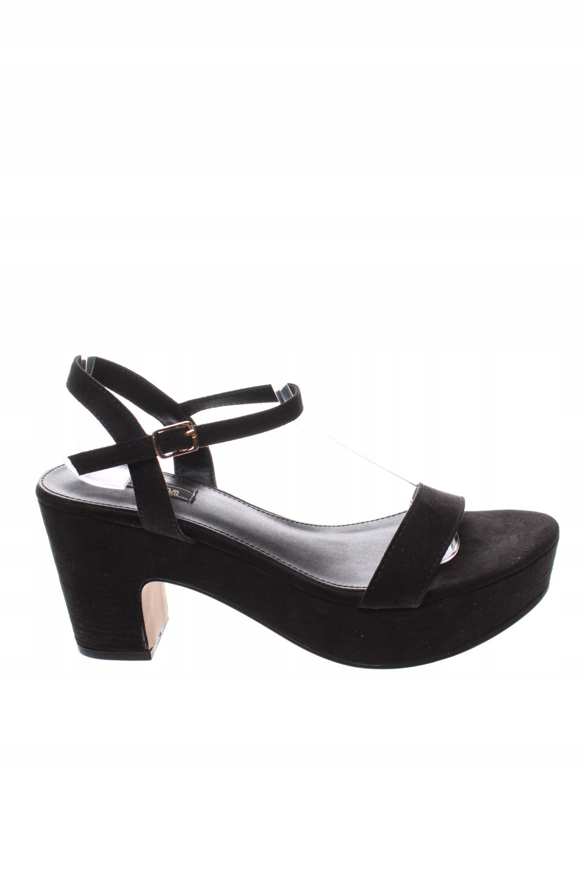 Primadonna Dámské černé kotníkové sandály R40, černá semišová barva