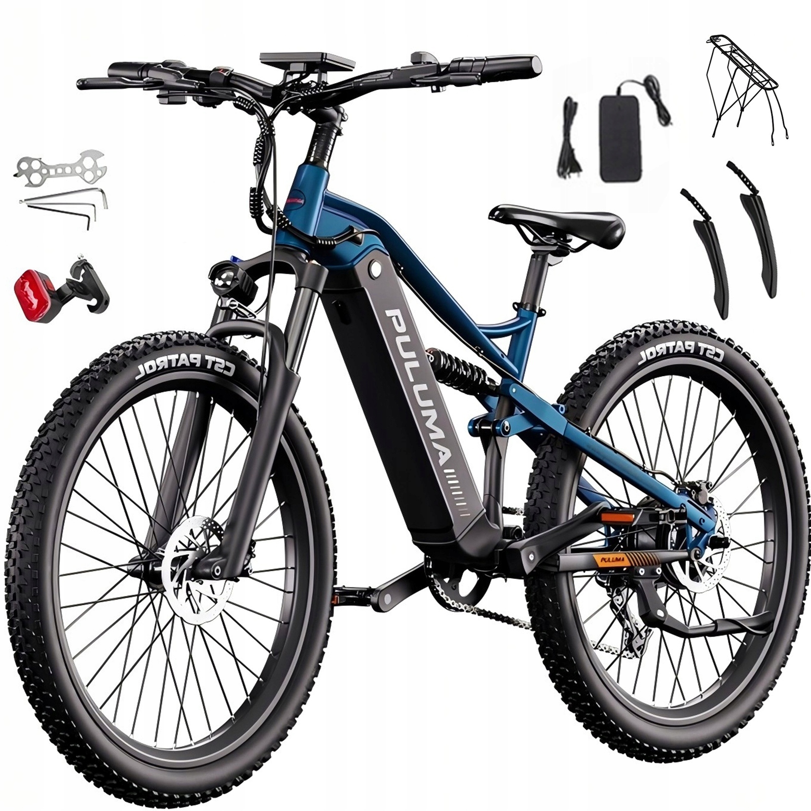 27,5'' Elektrické kolo Puluma PH001 1000W 48V 20AH dojezd 120 km rychlost 45 km/h terénní