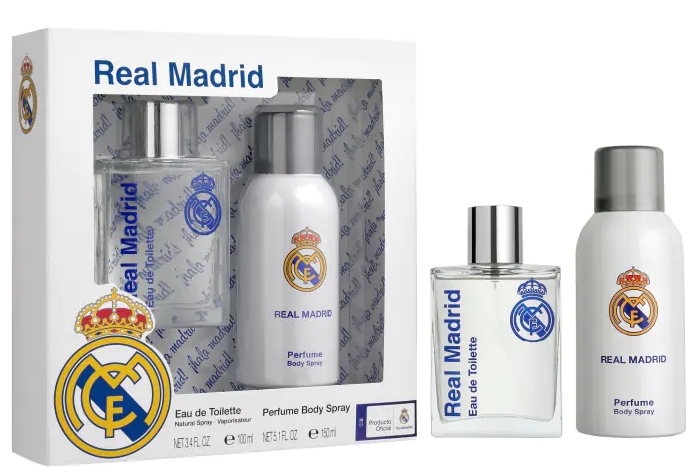 Real Madrid Zestaw Męski Woda Toaletowa 100 ML Spray Do Ciała 150 ML