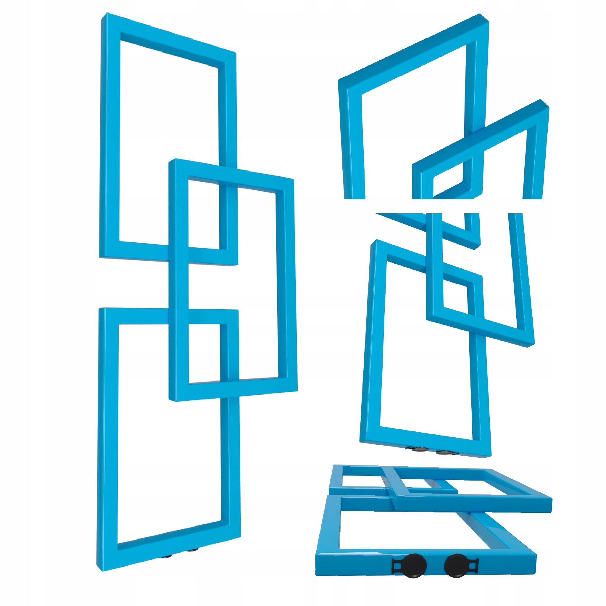 Dekorativní radiátor Mantra III 990x450 Modrý