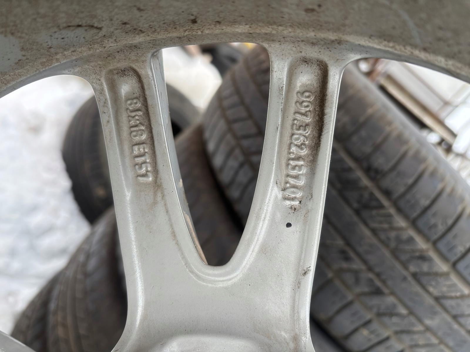 IDEALNE KPL. wheels PORSCHE 997 18 X230 ZIMA 1
