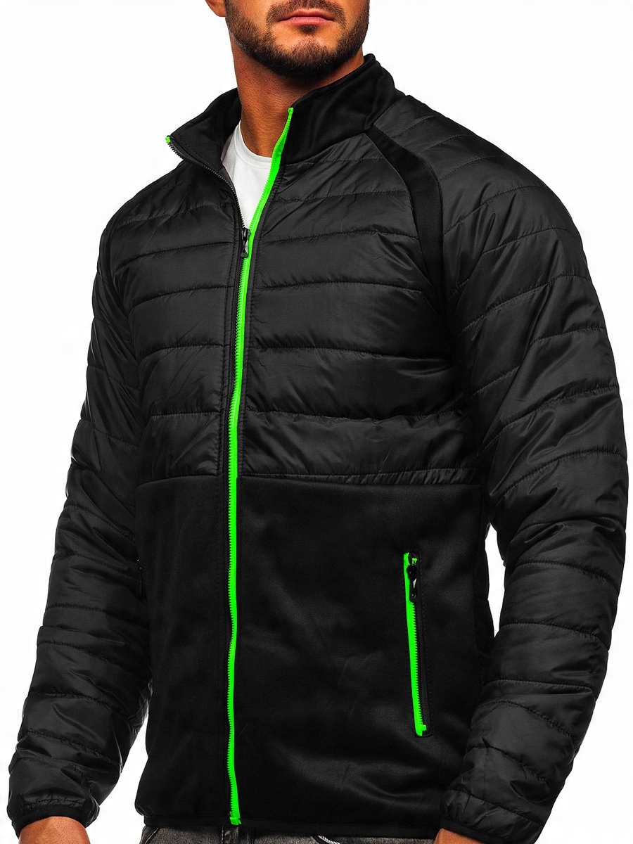 

Kurtka Męska Przejściowa Czarna M10015 Denley_l