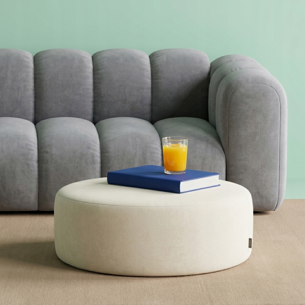 Puf Lovely velký – moderní Taburet stolek sedák