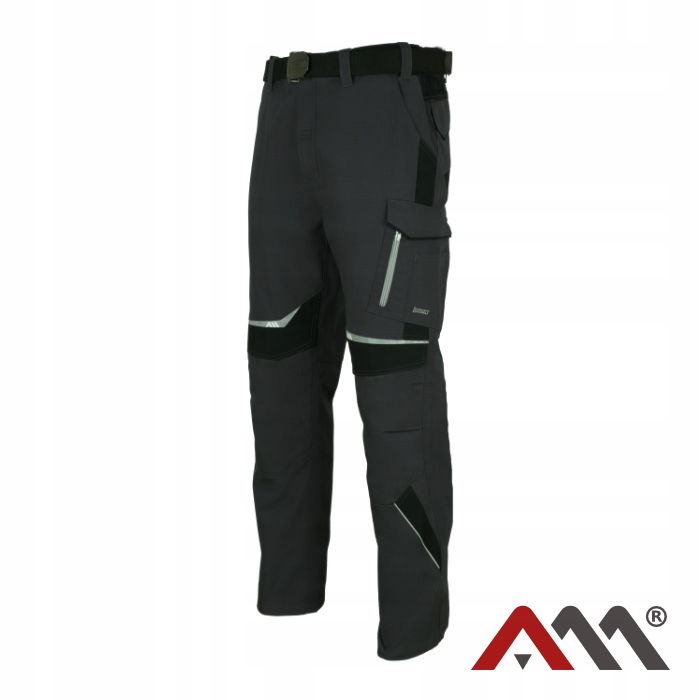 Spodnie Robocze Do Pasa Mocne Oddychające Ripstop Lemars Protect r. 52