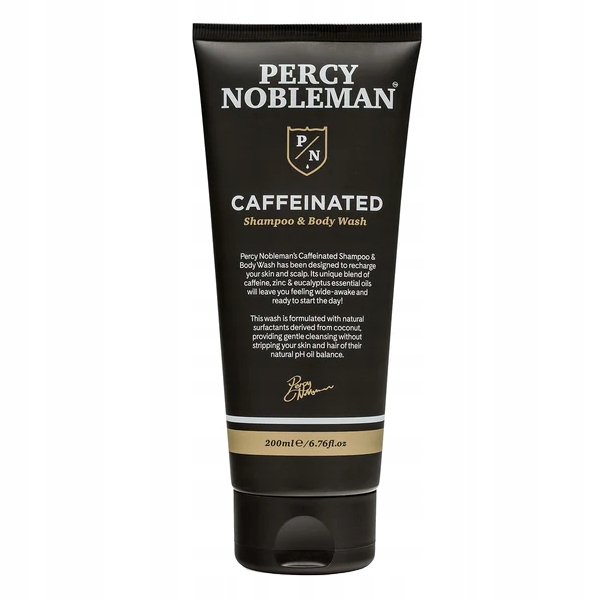 Šampon a sprchový gel Percy Nobleman Caffeinated 200 Ml