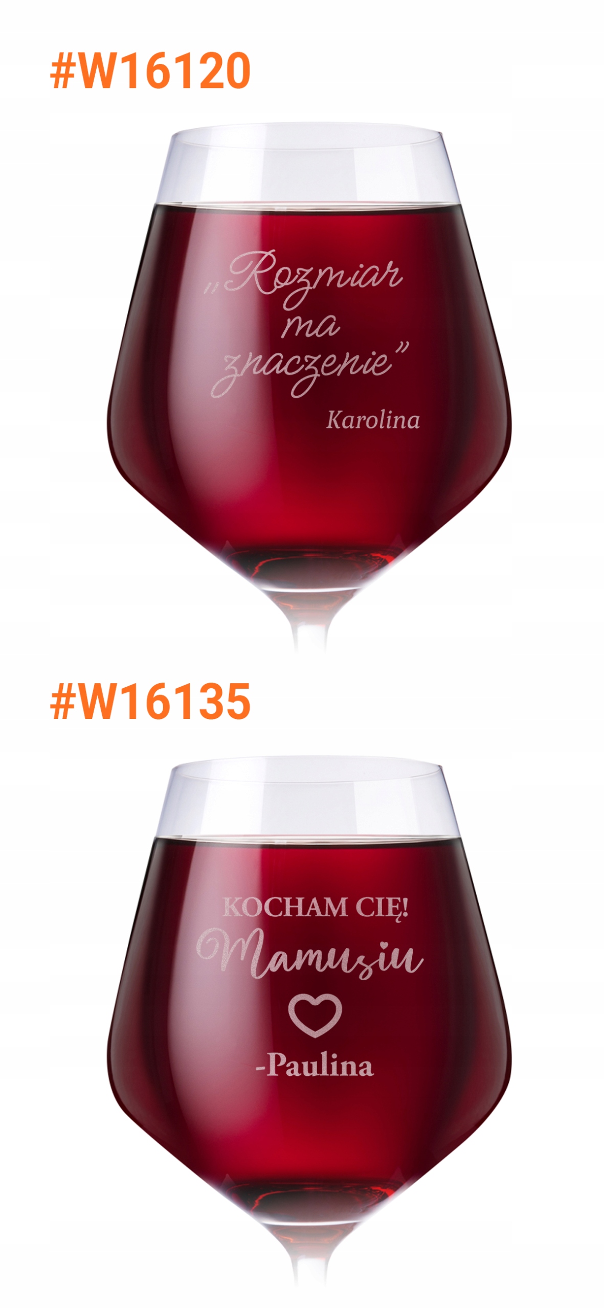 Mega kieliszek do wina XXL 860 ml GRAWER urodziny Pojemność 860 ml