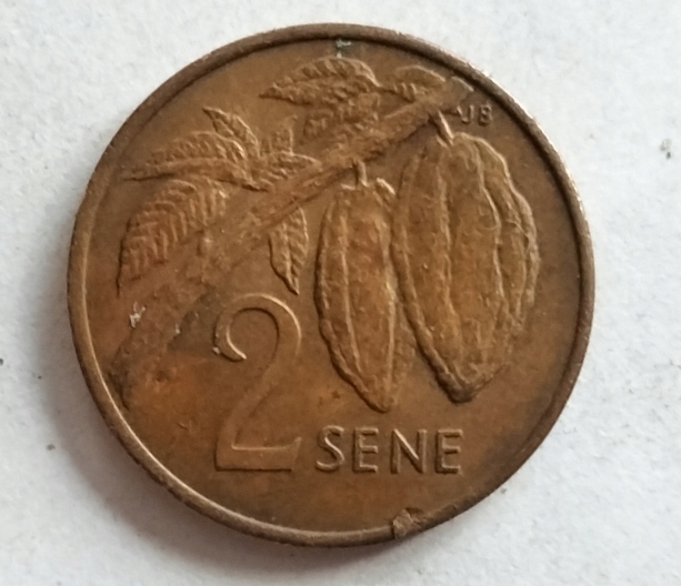 moneta Samoa 2 sene 1974