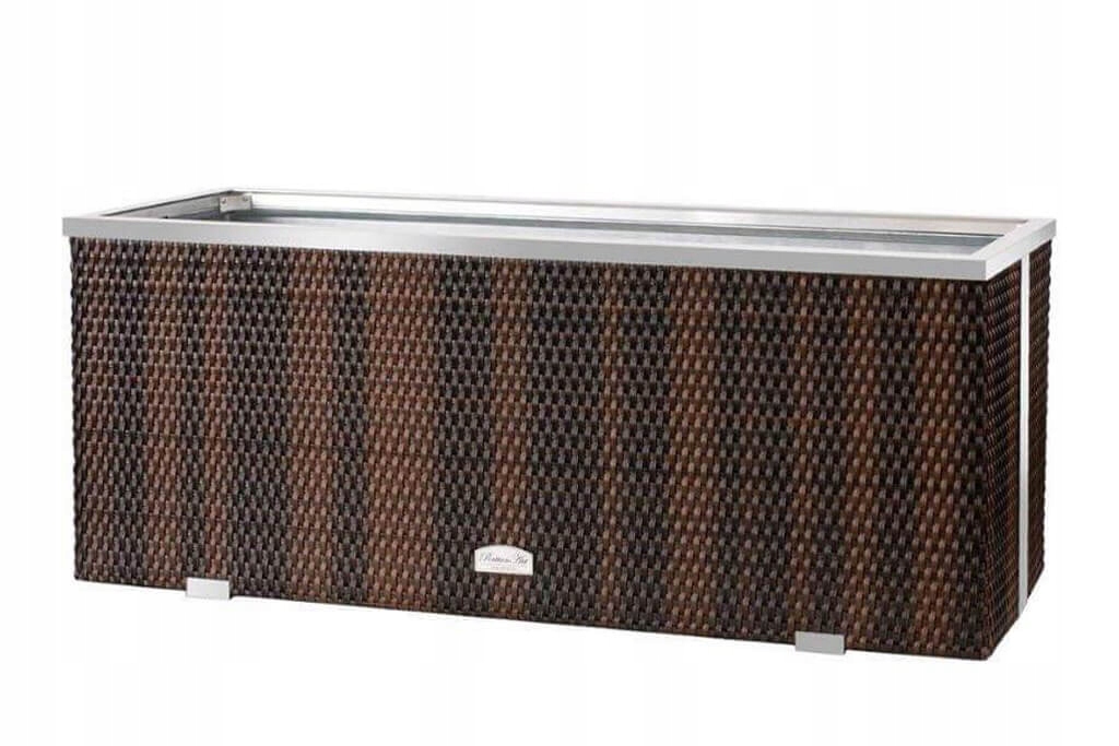 

Donica ogrodowa technorattan 108x39x43cm RD06