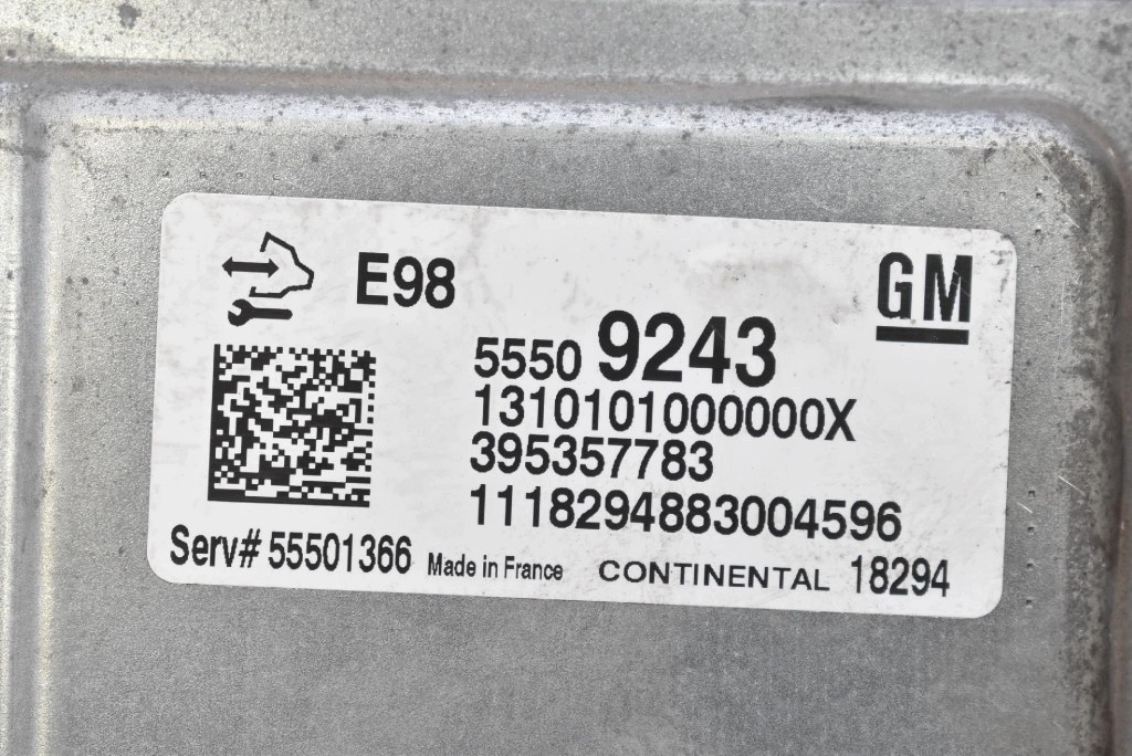 control unit computer of the engine 55509243 OPEL ASTRA 5 V K 1.6 CDTI 110 KM 15-20