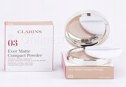 Clarins Ever Matte Compact Powder 03 Light Medium