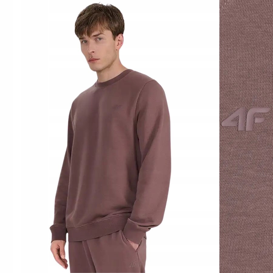 Bluza Męska 4F Dresowa Sportowa Ciepła Na Co Dzień