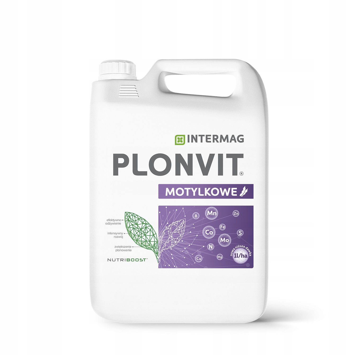 Plonvit Motylkowe Nutriboost 5L Niższa dawka 1l/ha Intermag Nawóz