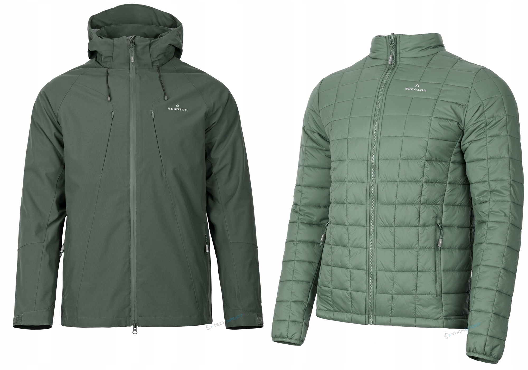 Pánská Zimní Bunda 3V1 Bergson Everfolk XL Supra-tex 10.000