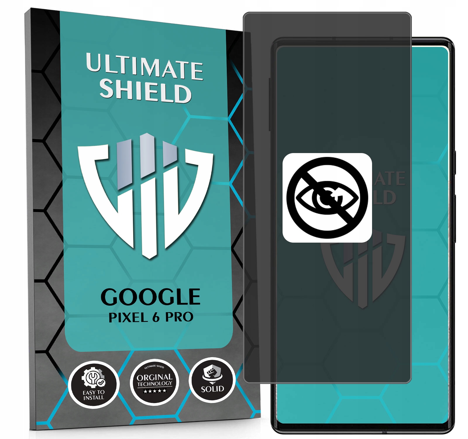 Sklo 5D Privacy Private Anti-spy Pro Google Pixel 6 Pro Hydrogelové Matné
