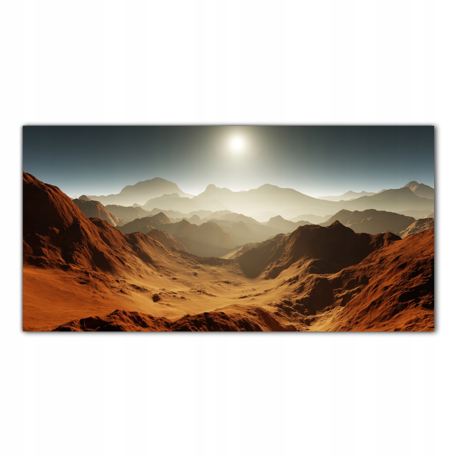 

Hartowany Obraz Szklany Burza Piaskowa Mars 120x60