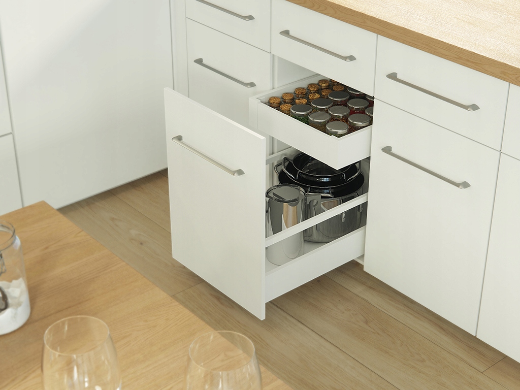 RELING WZDŁUŻNY PODWYŻSZENIE ŚCIANKI TYLNEJ SZUFLADA AXIS PRO BIAŁY L500 Kod producenta PB-AXISPRO-RELKW500-10