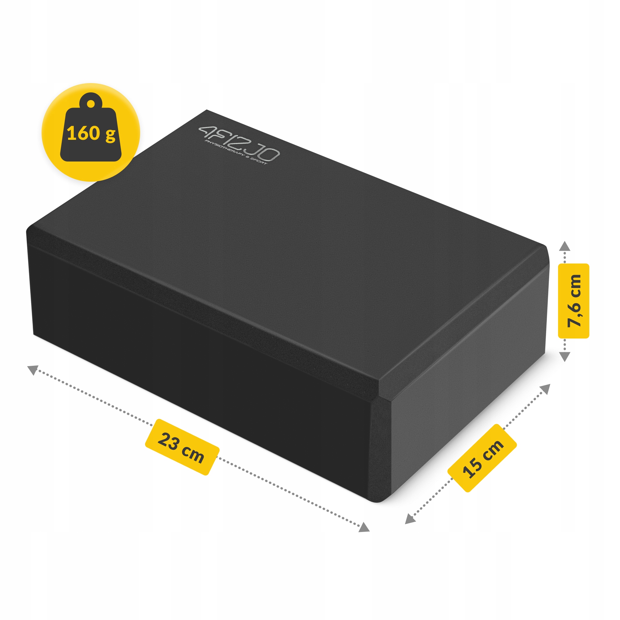 ЙОГА БЛОК БЛОК ПІНА АКСЕСУАРИ ДЛЯ ТРЕНУВАНЬ ПІЛАТЕС ЖОРСТКИЙ