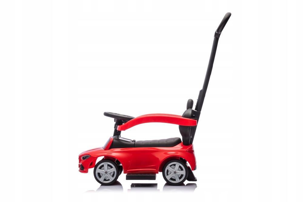 Odpychacz Jeździk Pchacz Z Prowadnicą Interaktywna Kierownica Czerwony
