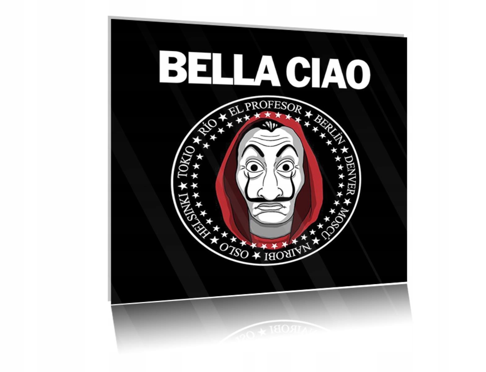 

Obraz szklany na szkle Bella Ciao 03 30x30