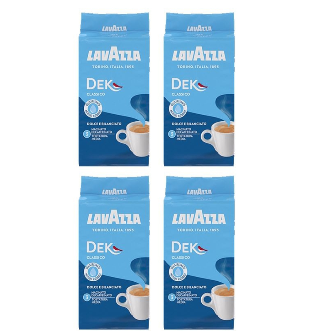 Levně Lavazza Italská mletá káva bez kofeinu Dek 250 g