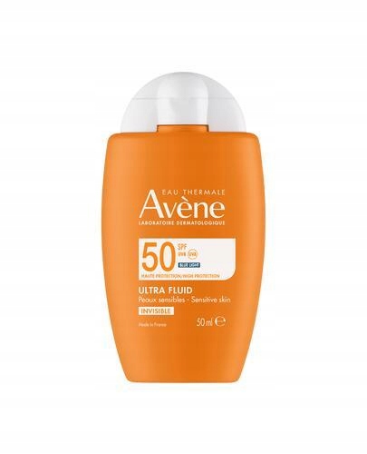 Avene Wysoka ochrona przeciwsłoneczna Ultra Fluid SPF50+ 50 ml