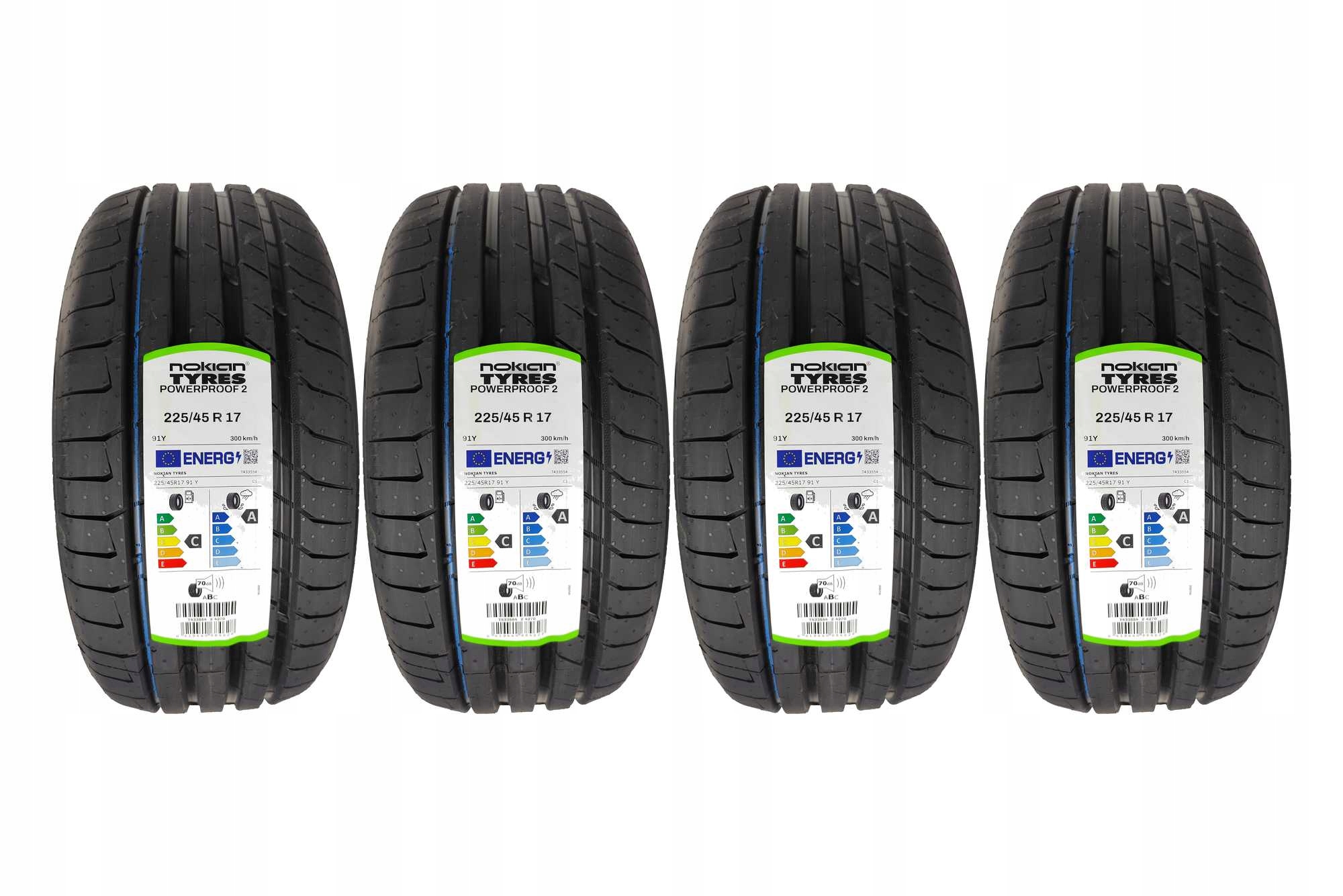 4 Opony letnie 225/45R17 Nokian Powerproof 2 2025