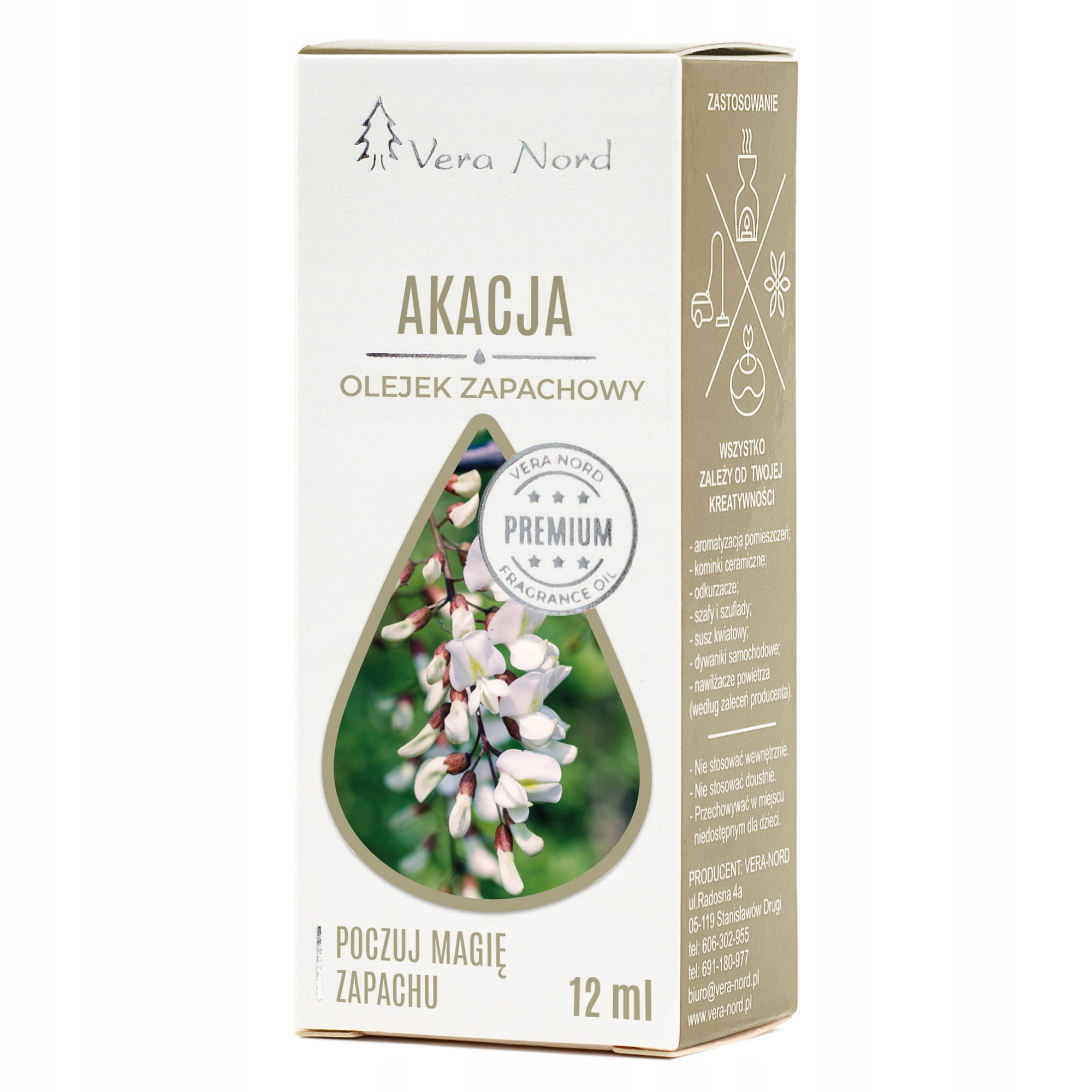 

Olejek zapachowy 12 ml Akacja