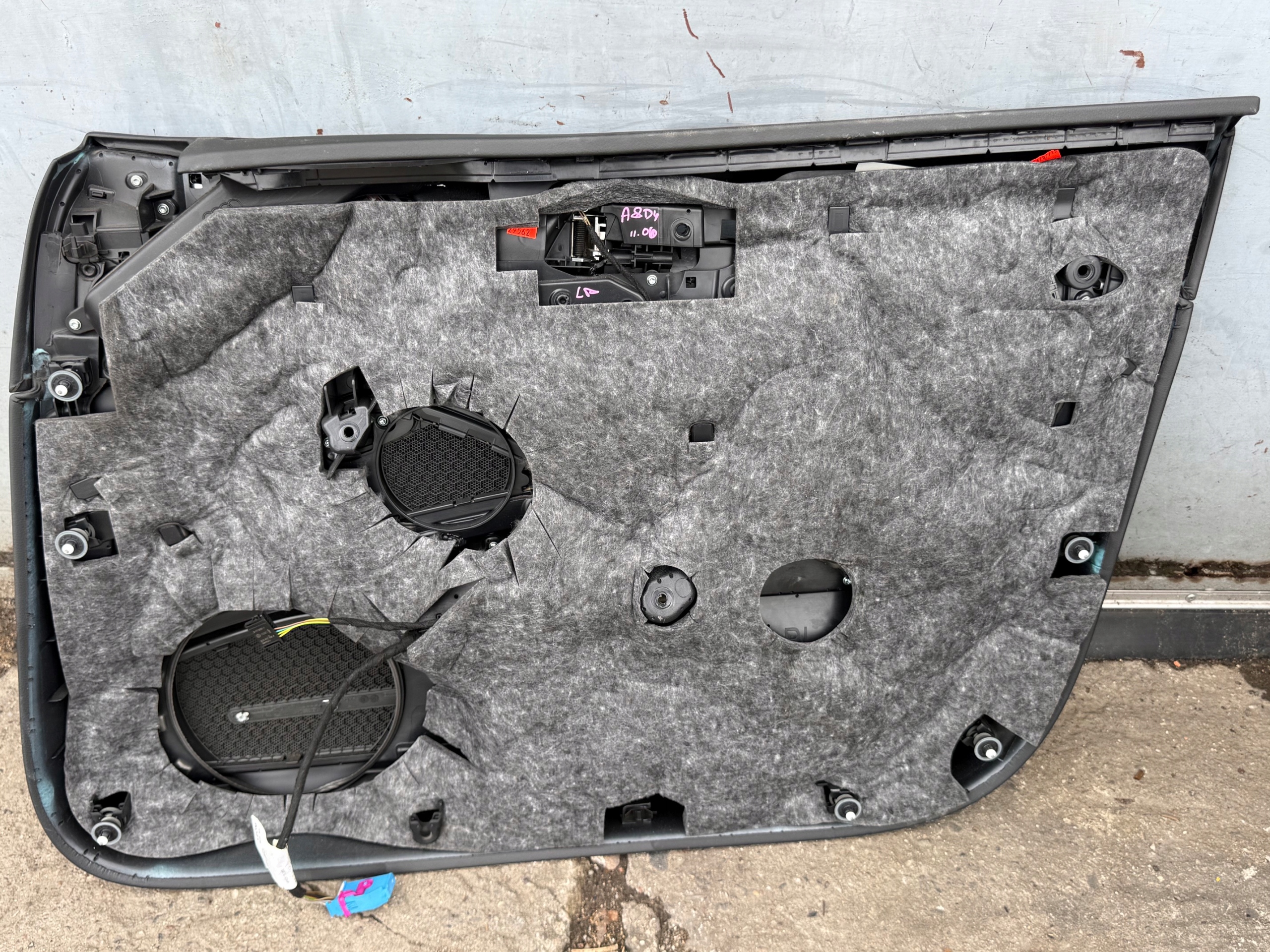 AUDI A8 D4 LIFT side door upholstery ALCANTARA left front BOSE