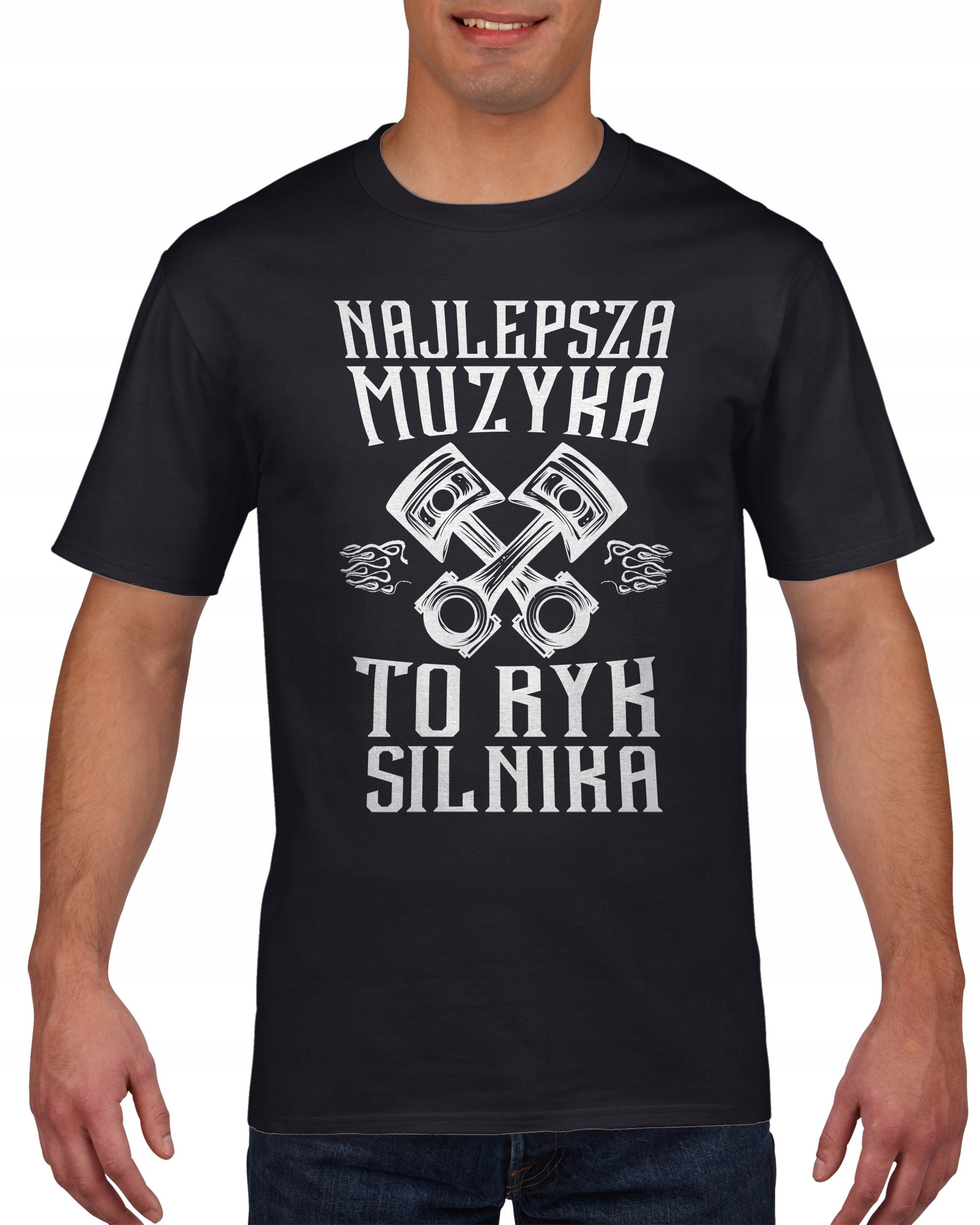 

Koszulka meska Dla Motocyklisty Ryk Silnika M