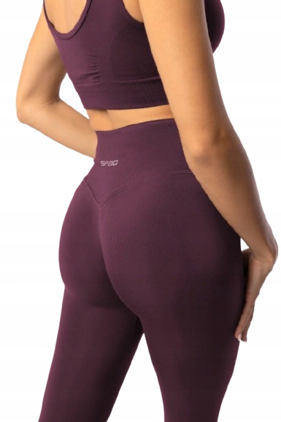 Spaio Dámské sportovní legíny Fitness Flex Innergy 2.0 švestkové XL