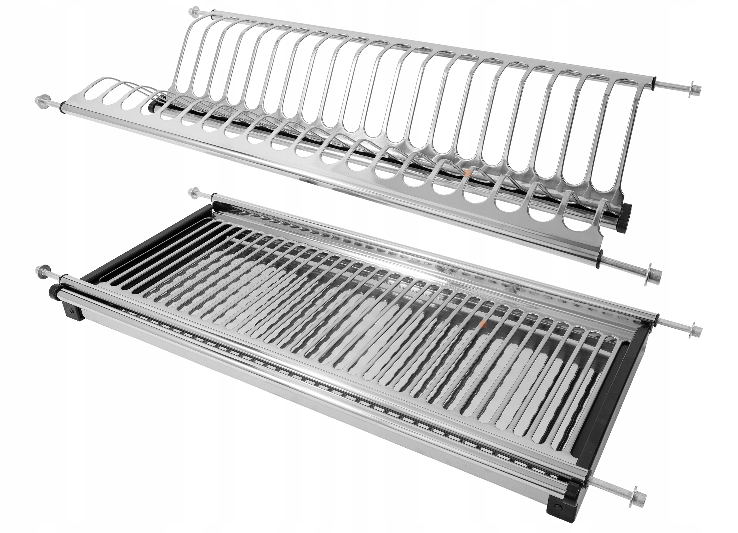 Ociekarka do naczyń Amix 80cm II-poziomowa stal nierdzewna do szafki 800 mm