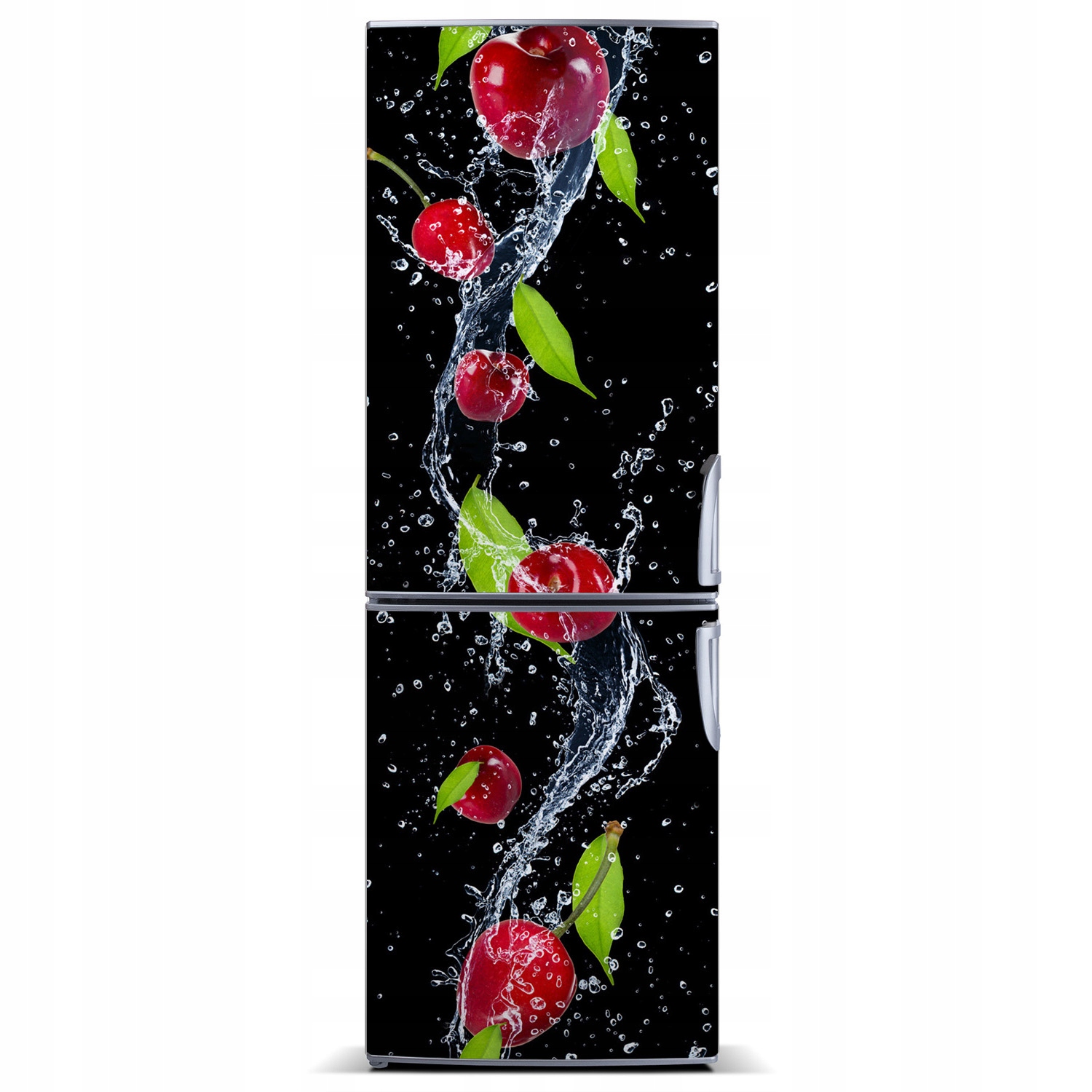 

Naklejka na lodówkę do domu Magnes Wiśnie 60x180