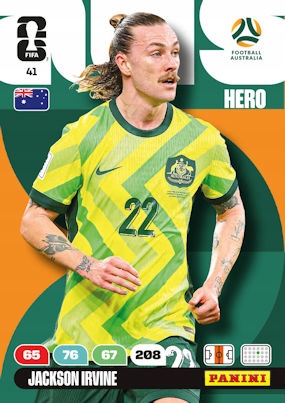 Panini Fifa World Cup 2026 41 Jackson Irvine Australia